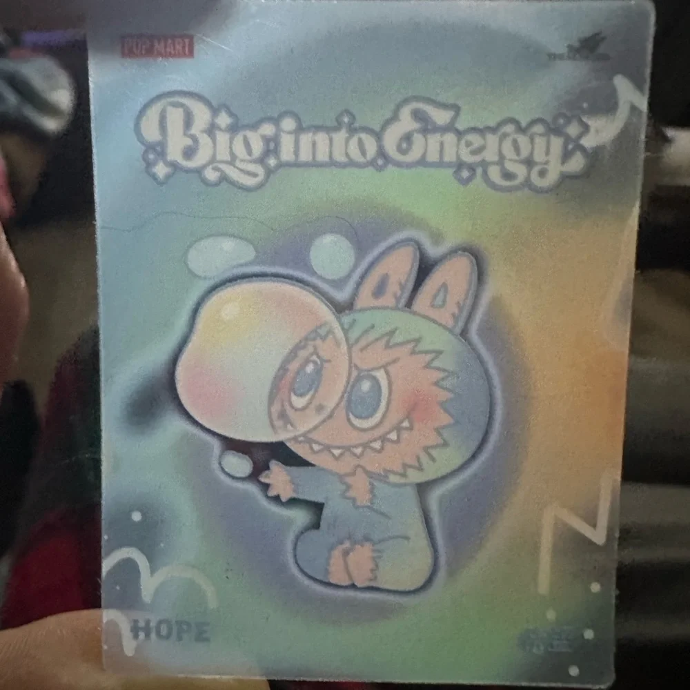 Authentic POP MART THE MONSTERS: Big Into Energy Phone Charm Blind Box